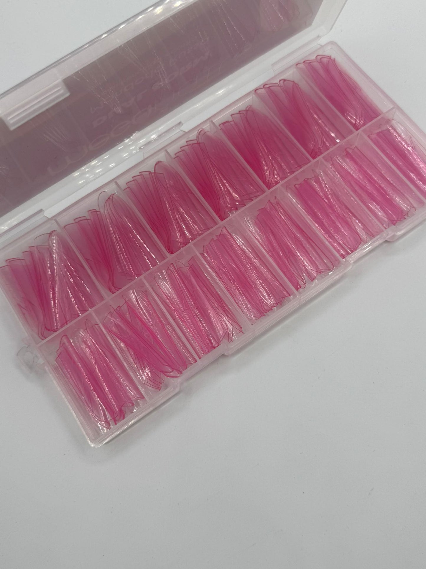 MEGA NAILS DUAL FORM MANDORLA RUSSA CON FRENCH AD INCASTRO 150PZ