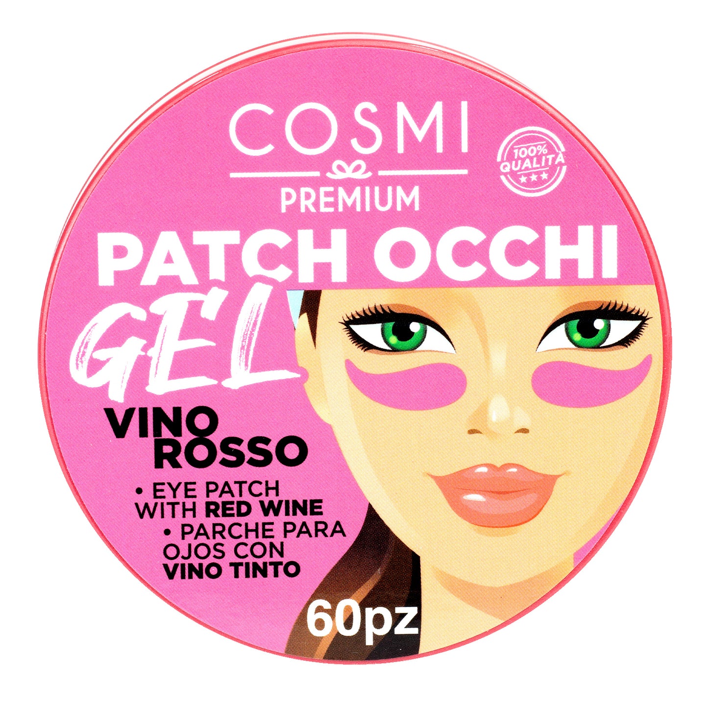 COSMI PATCH OCCHI GEL VINO ROSSO 60PZ