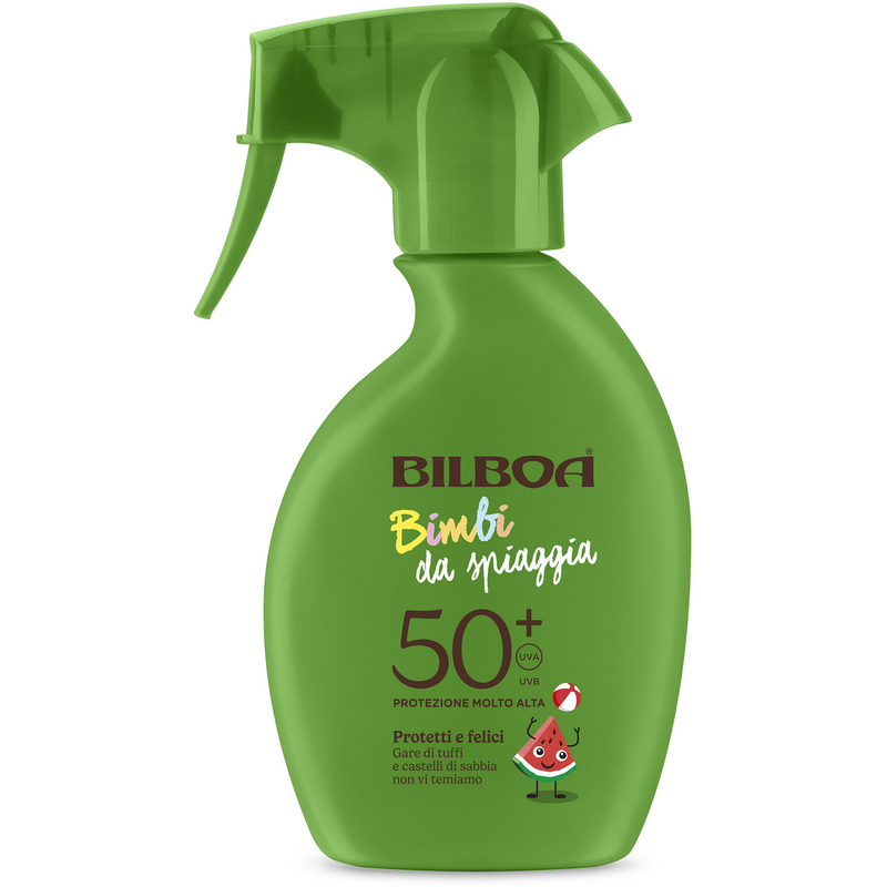 BILBOA SPRAY BIMBI DA SPIAGGIA SPF 50+ PROTETTI E FELICE 250ML