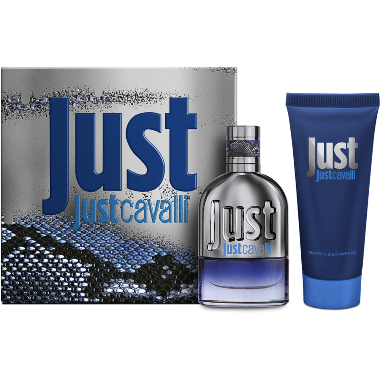 CONFEZIONE JUST CAVALLI EDT PROFUMO EDT 30ML SHAMPOO&SHOWER GEL 100ML