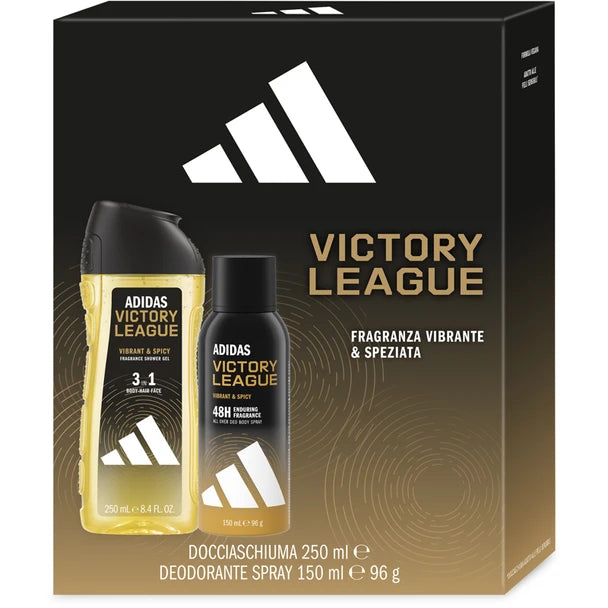 ADIDAS VICTORY LEAUGUE DOCCIASCHIUMA 250ML+ DEODORANTE SPRAY 150ML