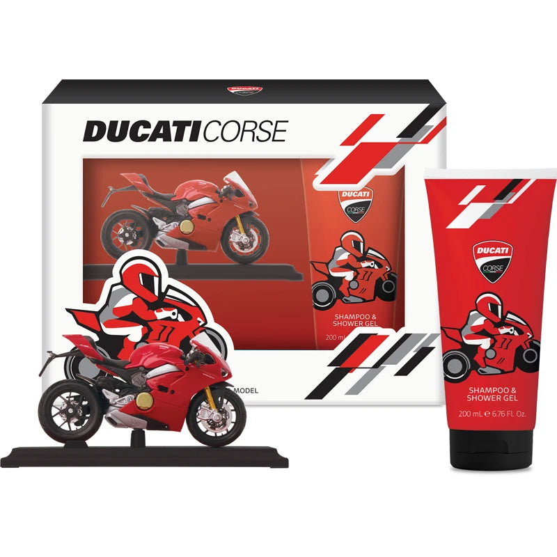 DUCATI KIT SHAMPOO SHOWER GEL 200ML+ MODEL