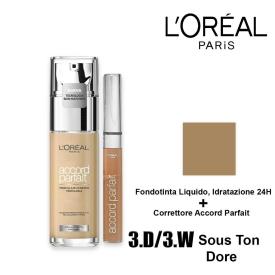 L' OREAL ACCORD PARFAIT CON CORRETTORE OMAGGIO