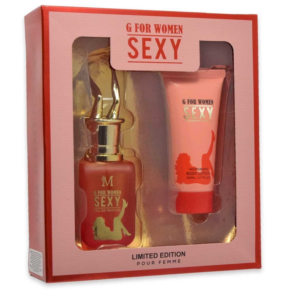 CONFEZIONE SEXY G FOR WOMEN PROFUMO 50ML E LOZIONE CORPO 50ML