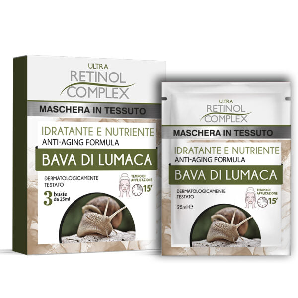 RETINOL COMPLEX MASCHERA IN TESSUTO BAVA DI LUMACA