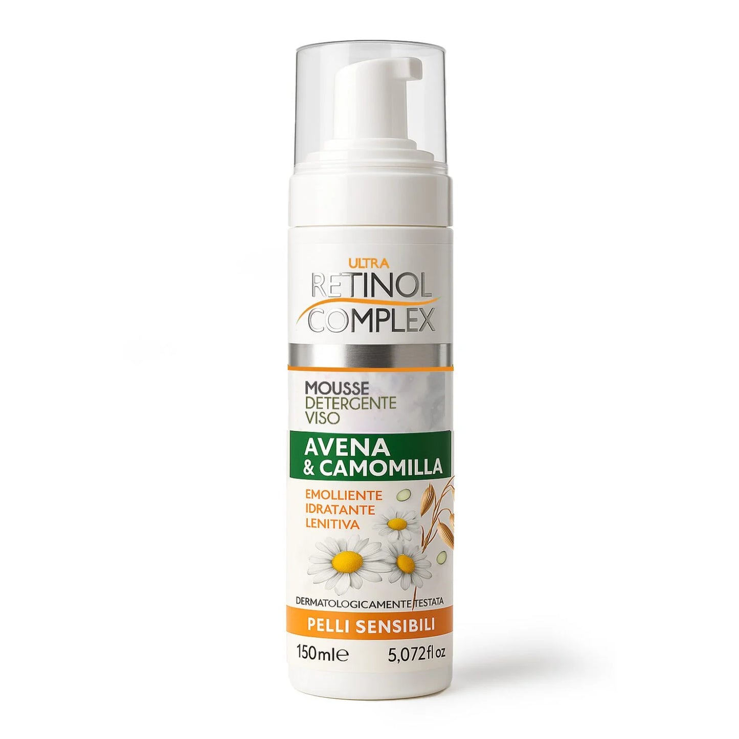 RETINOL COMPLEX MOUSSE DETERGENTE VISO AVENA&CAMOMILLA 150ML