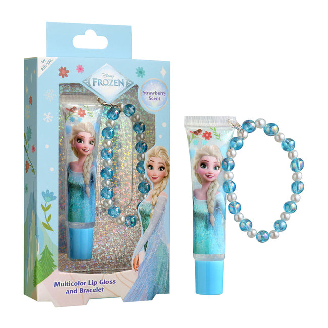 DISNEY FROZEN MULTICOLOR LIP GLOSS E BRACCIALE STRAWBERRY SCENT 13ML