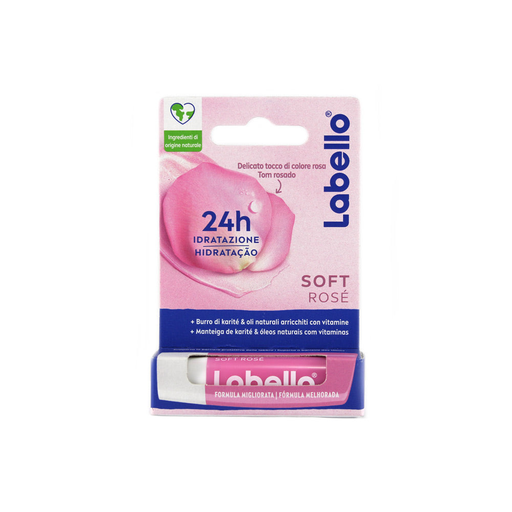 LABELLO BURROCACAO SOFT ROSE' 24H DI IDRATAZIONE