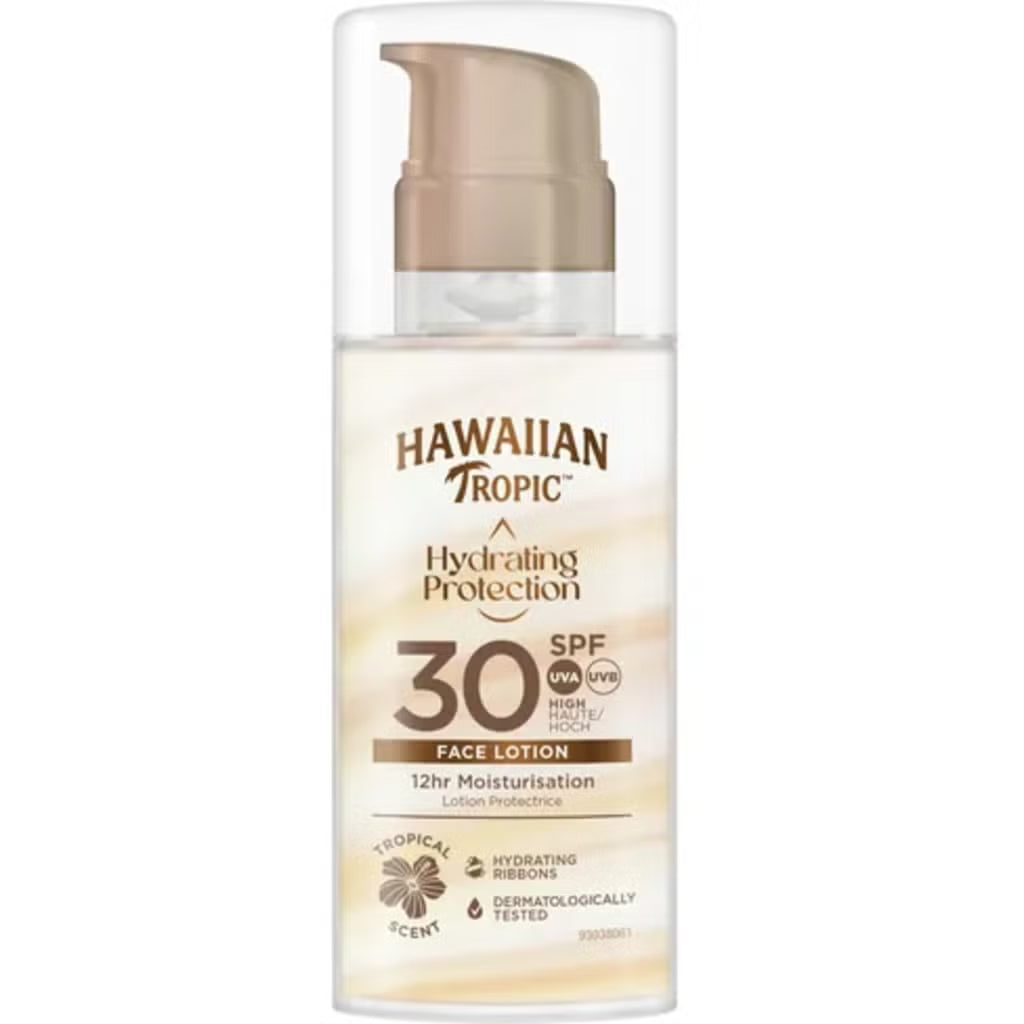 HAWAIIAN TROPIC FACE LOTION SPF30 50ML