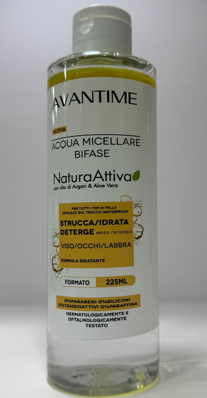 AVANTIME ACQUA MICELLARE BIFASE PER TUTTI TIPI DI PELLE 225ML