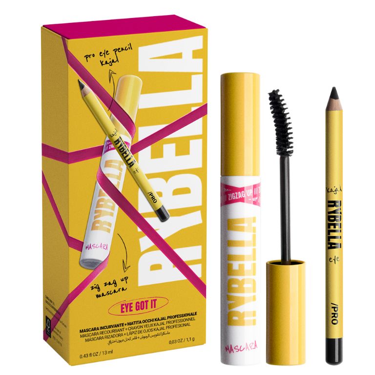 RYBELLA EYE GOT IT KIT MASCARA INCURVANTE+MATITA KAJAL PROFESSIONALE