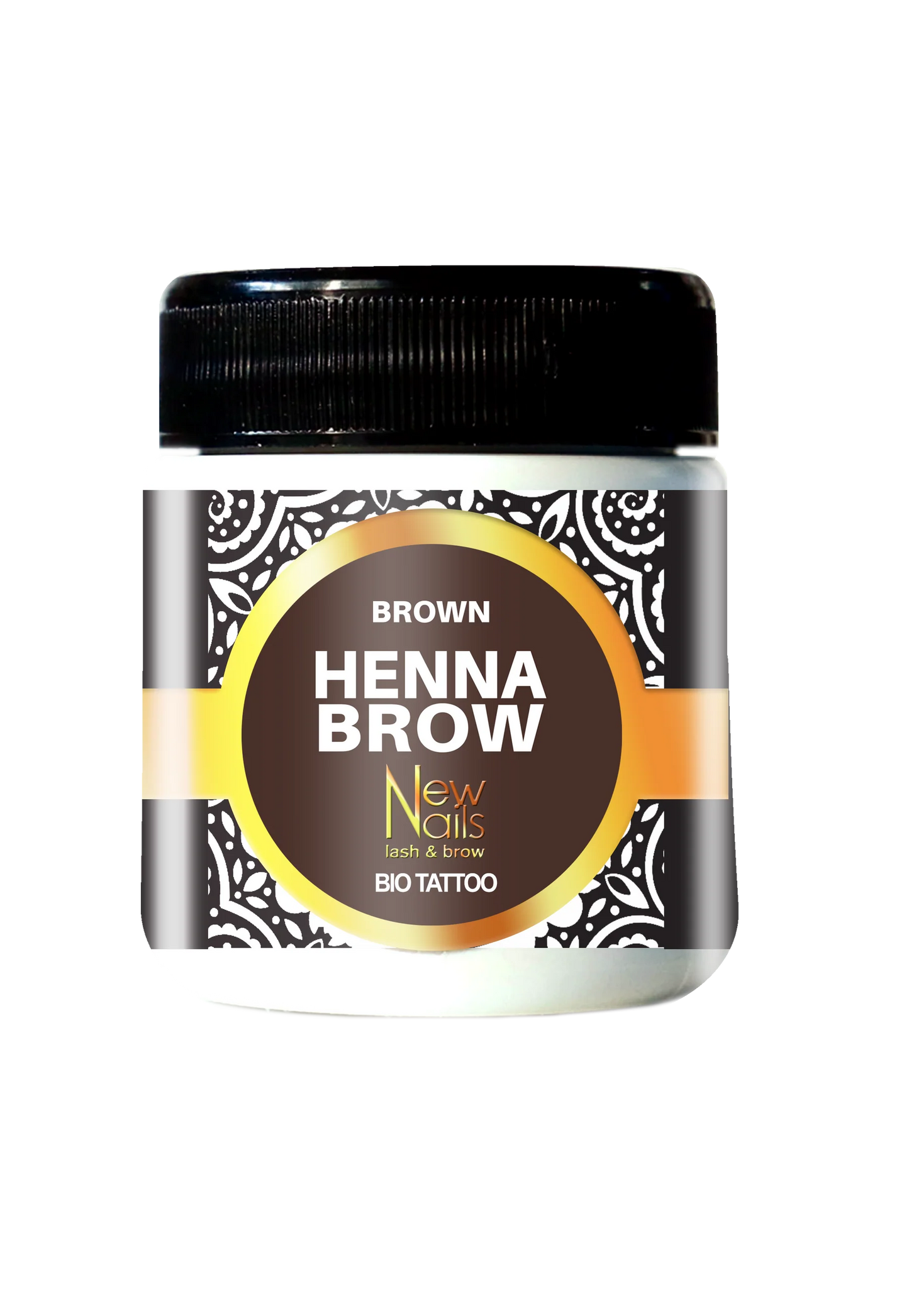 NEW NAILS SYSTEM HENNA BROWN BIO TATTOO