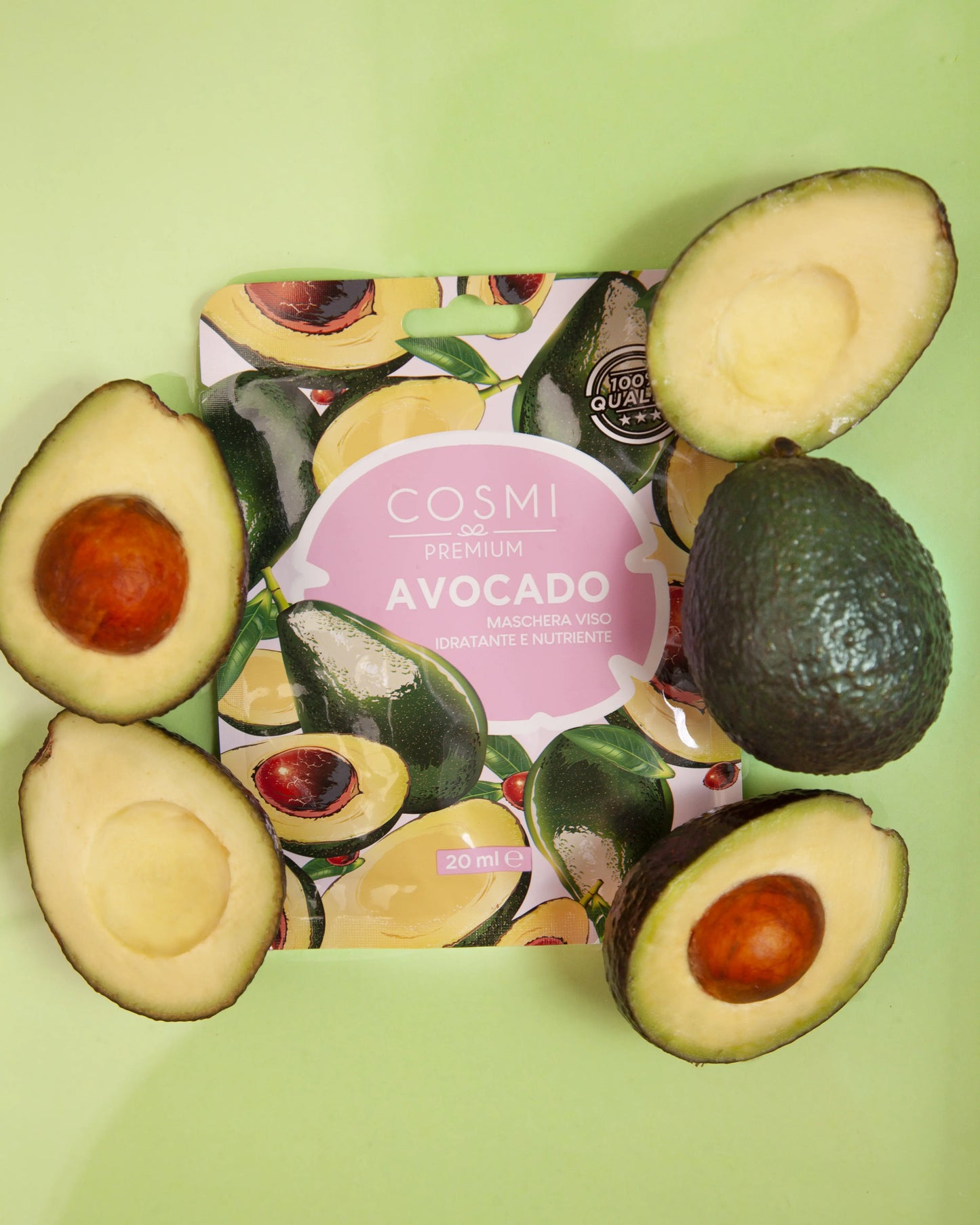 COSMI MASCHERA VISO AVOCADO IDRATANTE E NUTRIENTE
