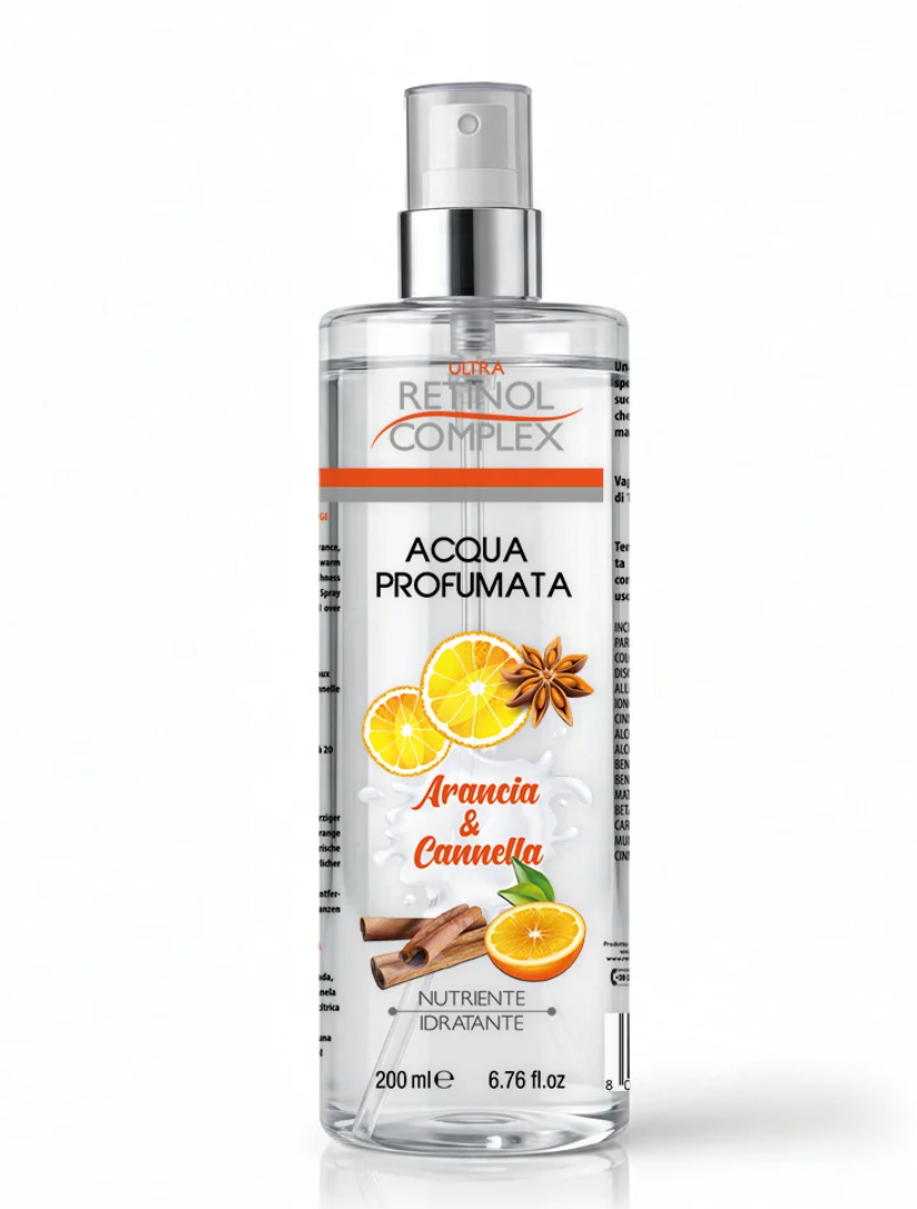 RETINOL COMPLEX ACQUA PROFUMATA ARANCIA E CANNELLA 200ML