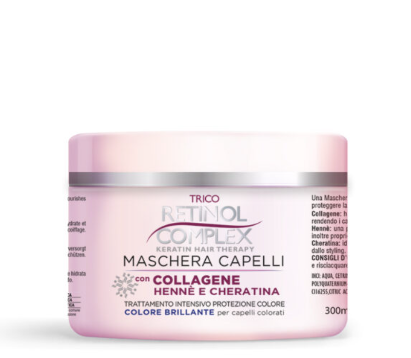 MASCHERA PROTEZIONE COLO CON HENNE’ COLLAGENE E CHERATINA 300ml