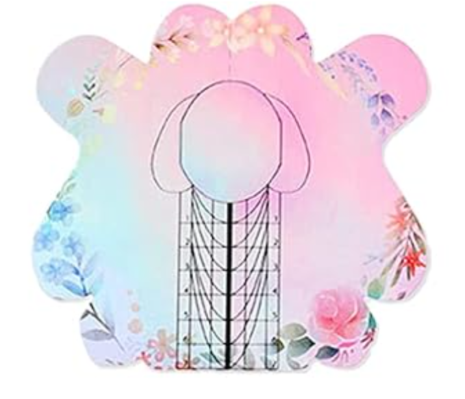 CARTINE PER ALLUNGAMENTO UNGHIE FANTASIA FIORI