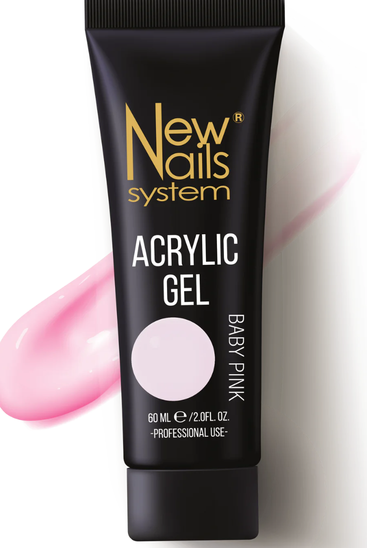 NEW NAILS SYSTEM ACRYGEL BABY PINK 60ML