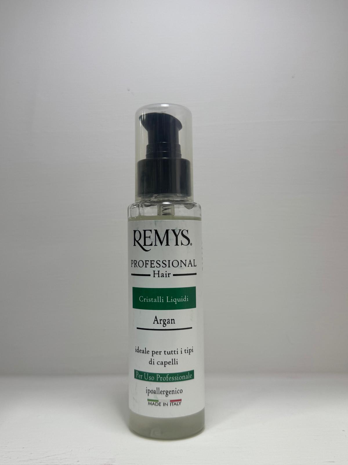 REMYS CRISTALLI LIQUIDI ARGAN PER TUTTI I TIPI DI CAPELLI 100ML