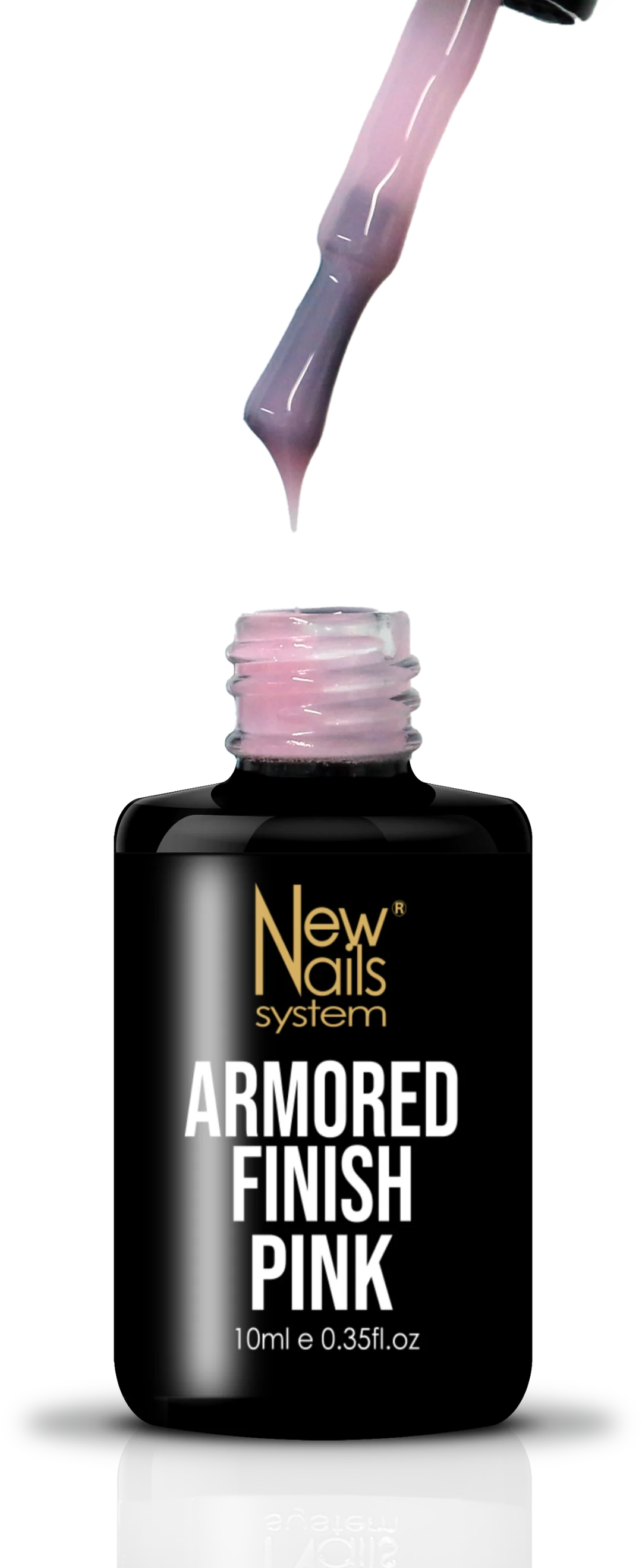 NEW NAILS SYSTEM ARMORED FINISH PINK 10ML