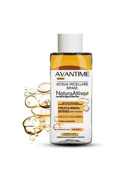 AVANTIME ACQUA MICELLARE CON OLIO DI ARGAN E ALOE VERA 400ML