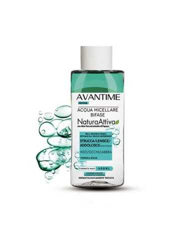 AVANTIME ACQUA MICELLARE PAPAYA E ALOE VERA PELLE SECCHE E FRAGILI 400ML