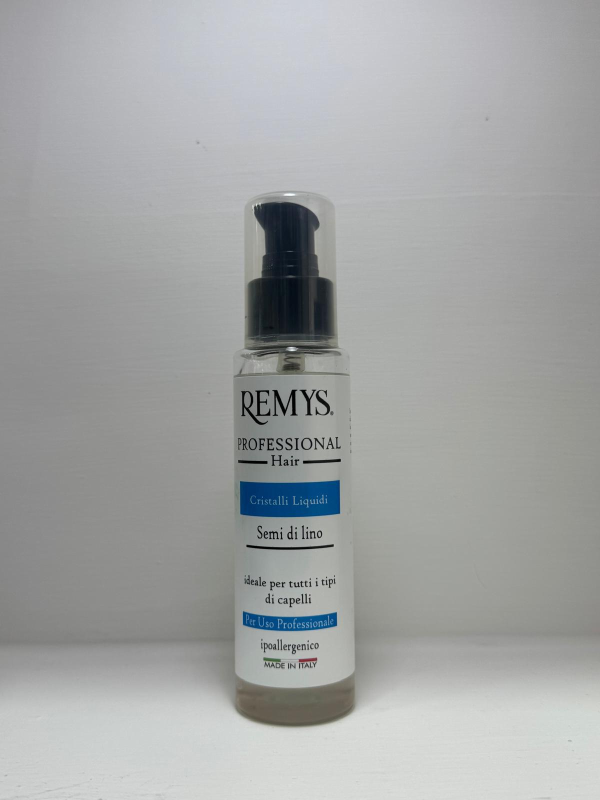REMYS CRISTALLI LIQUIDI SEMI DI LINO PER TUTTI I TIPI DI CAPELLI 100ML