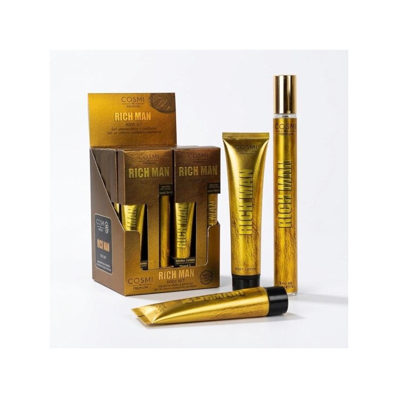 COSMI RICH MAN BODY SET CREMA CORPO+PROFUMO 35ML