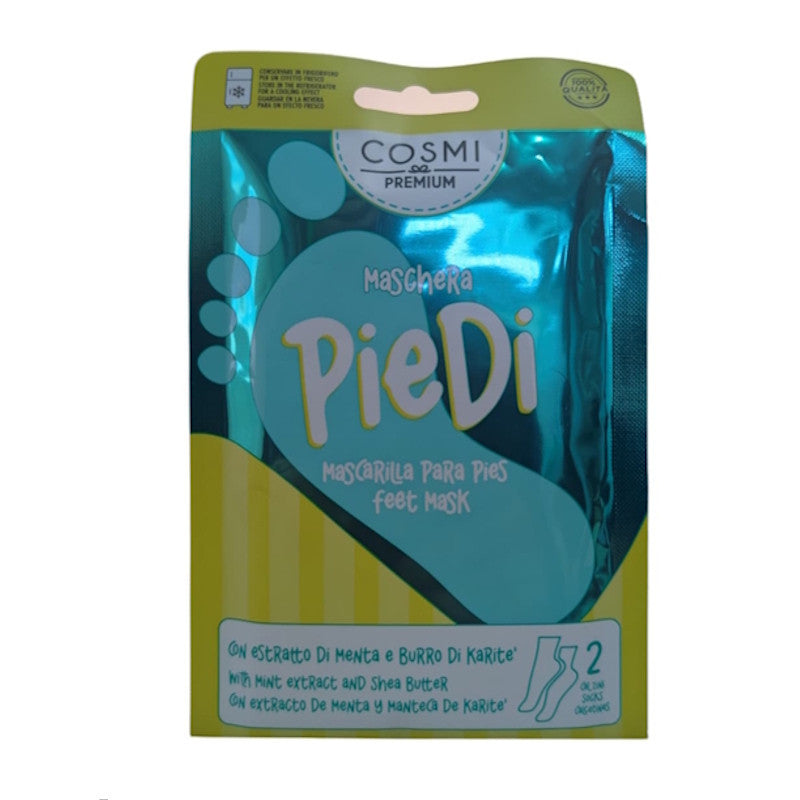 COSMI MASCHERA PIEDI CON ESTRATTO DI MENTA E BURRO DI KARITE'