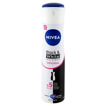 NIVEA DEODORANTE BLACK AND WHITE INVISIBLE 72H 150ML