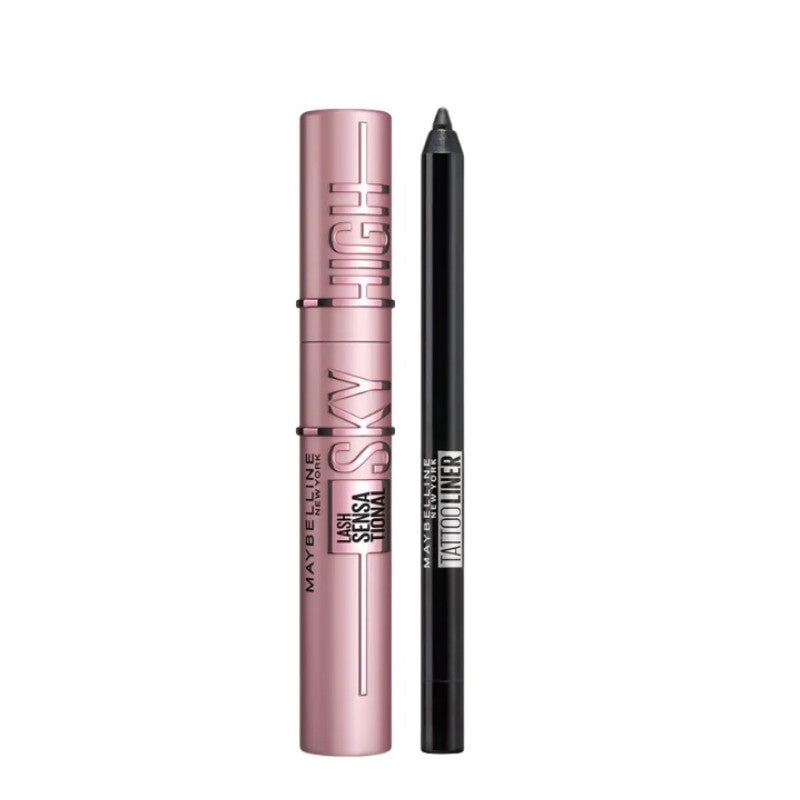 MAYBELLINE KIT DUO OCCHI SENSATIONAL SKY HIGH TATTOO LINER GEL PENCIL