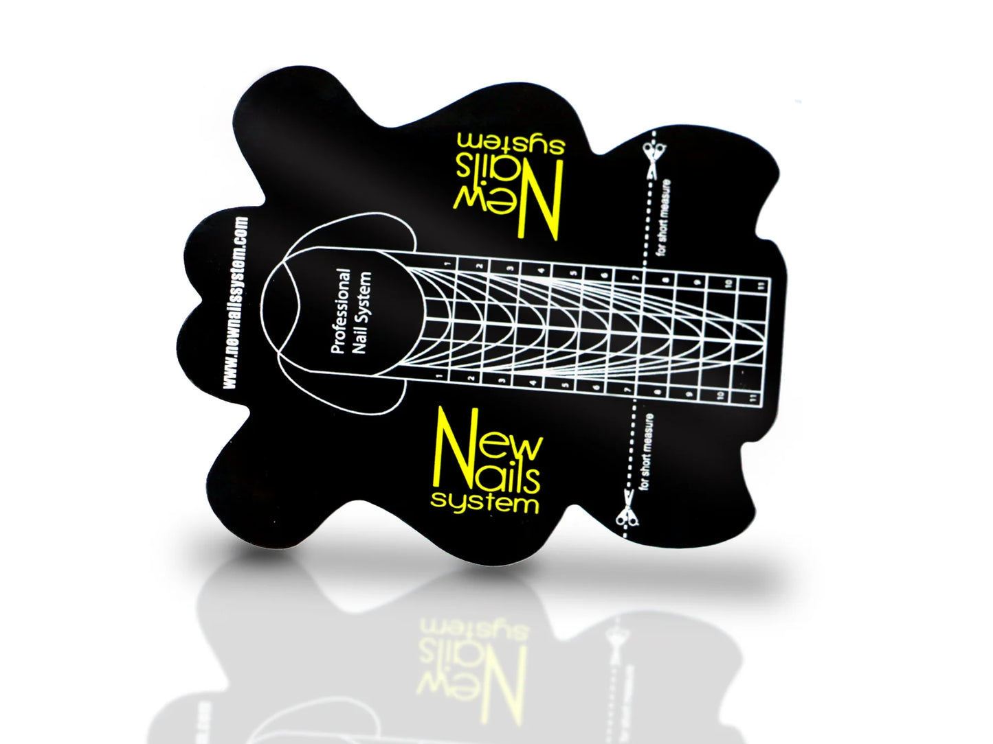 NEW NAILS SYSTEM NAIL FORM BLACK CF 200PZ