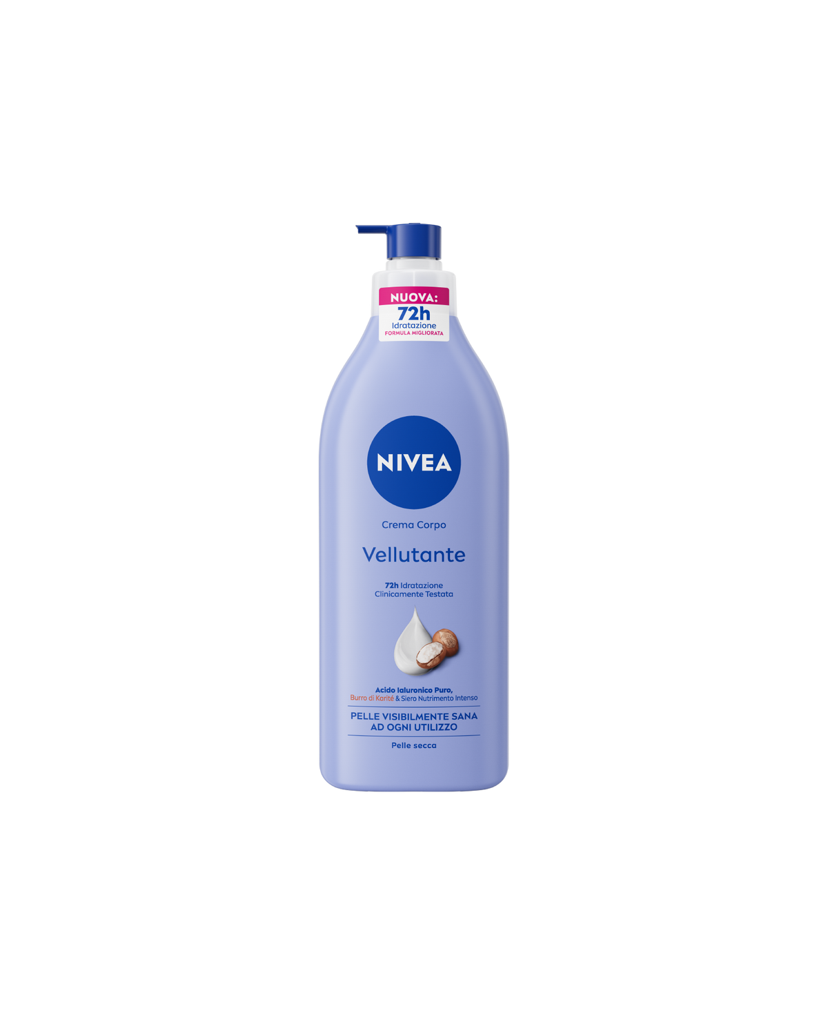NIVEA CREMA CORPO VELLUTANTE IDRATAZIONE 72H PER PELLI SECCHE 500ML