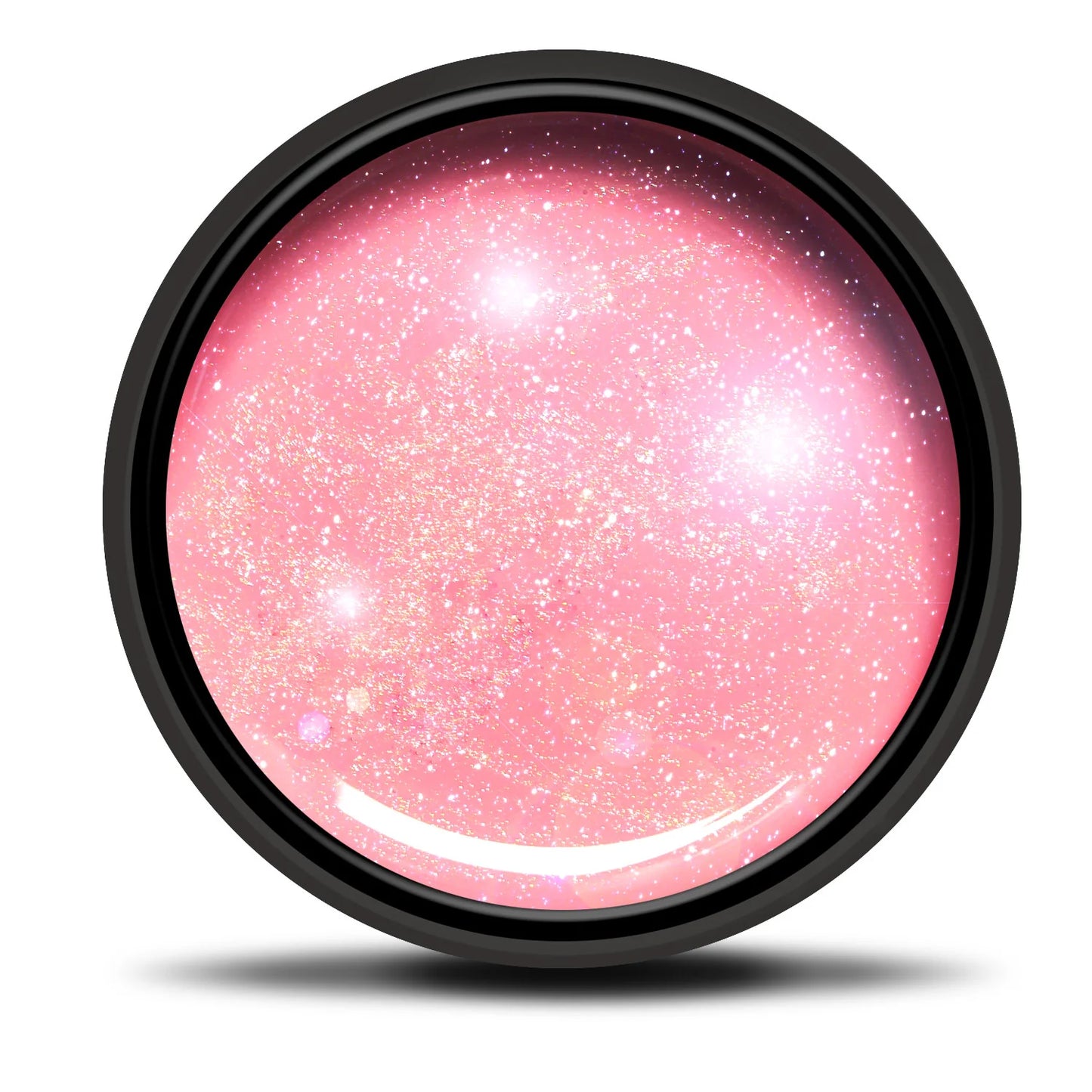 NEW NAILS SYSTEM BUILDER PINK STAR GLITTER 50GR