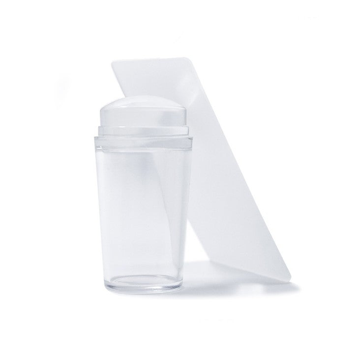NEW NAILS TIMBRO SILICONE PER NAIL ART+PALETTA