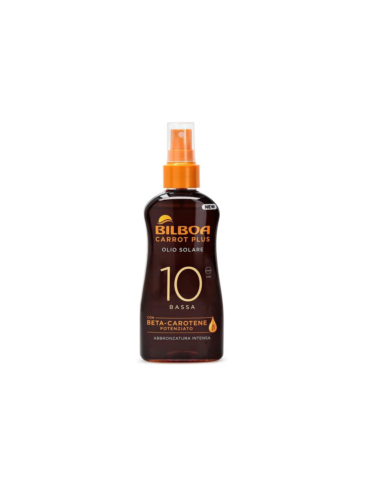 BILBOA CARROT PLUS OLIO SOLARE SPF 10 BASSA ABBRONZATURA INTENSA 200ML