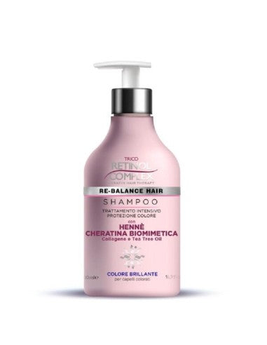 RETINOL COMPLEX SHAMPOO CON HENNE CHERATINA 500ml