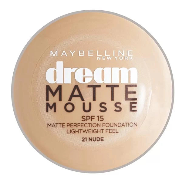 MAYBELLINE DREAM MAT MOUSSE FONDOTINTA + PRIMER