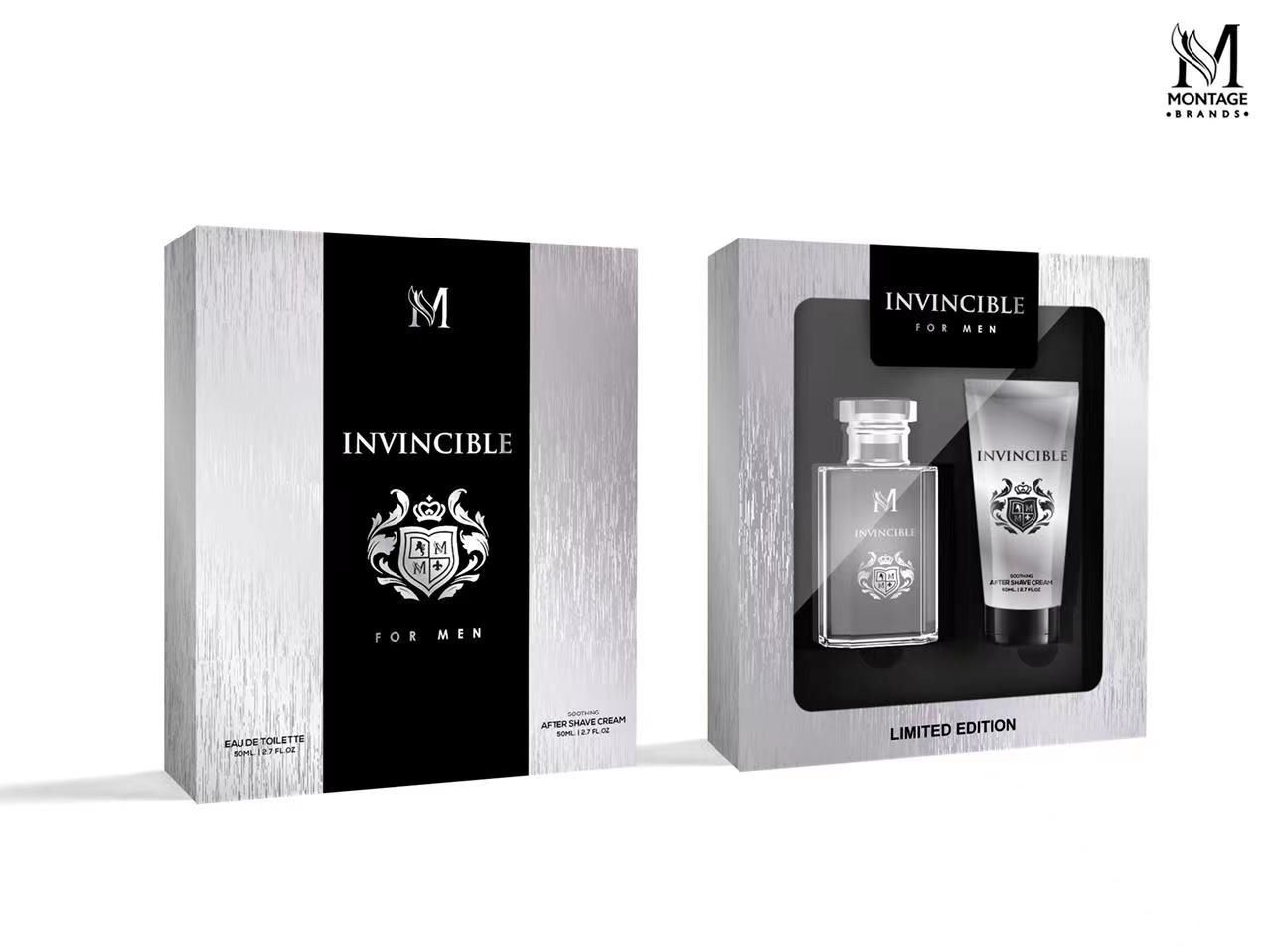 INVINCIBLE MEN'S PACK WITH PERFUME + AFTERSHAVE