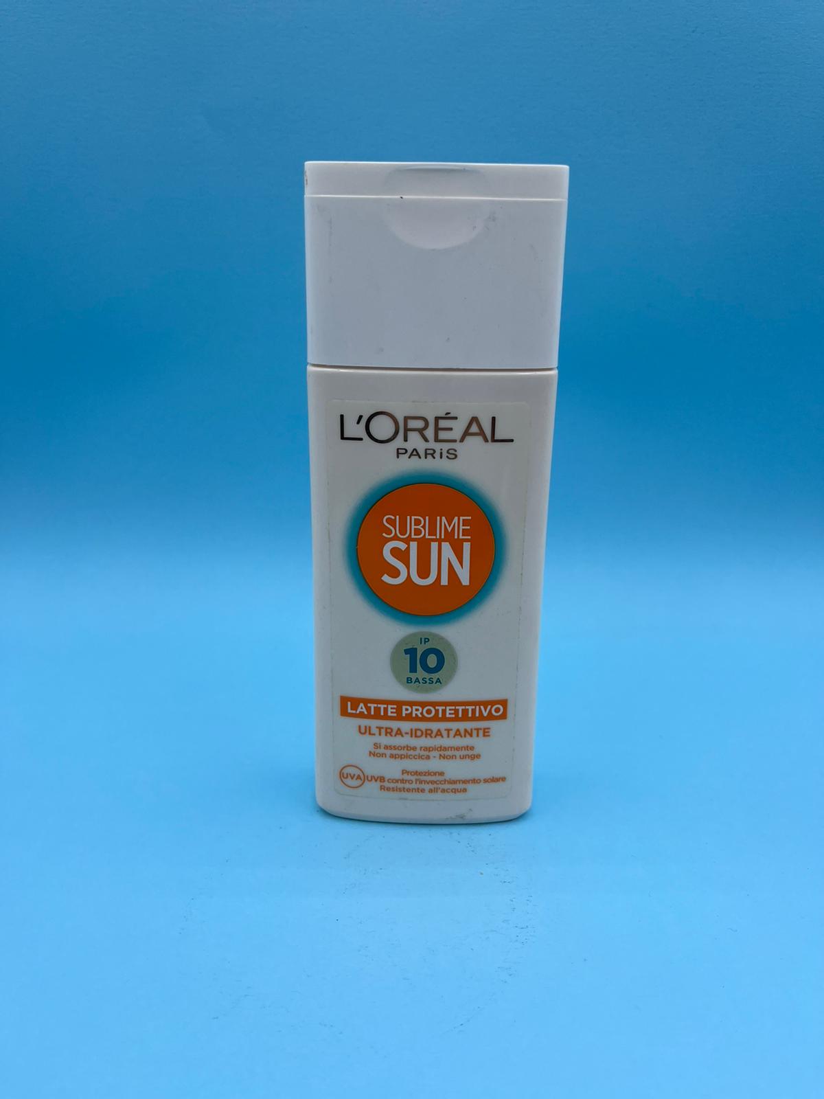 L'OREAL SUBLIME SUN SPF10 SUN MILK
