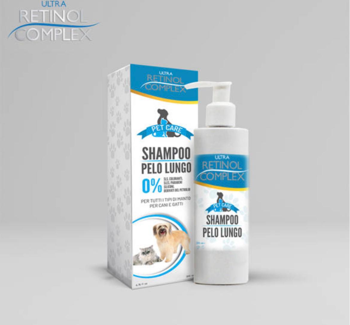 RETINOL COMPLEX SHAMPOO LONG HAIR FOR ANIMALS