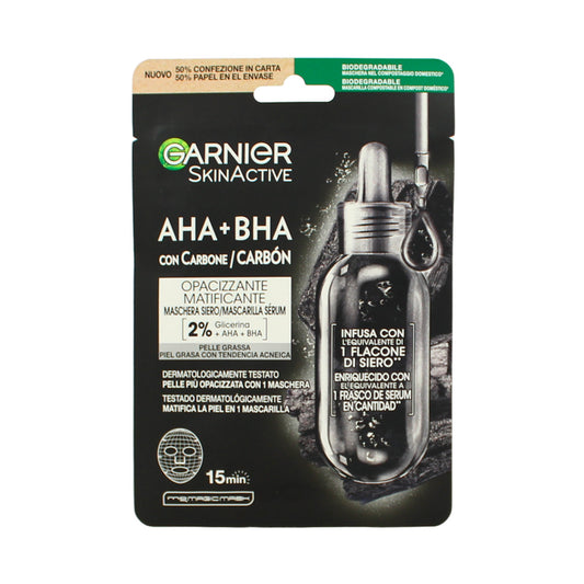 GARNIER MASCHERA VISO AL CARBONE PER PELLE GRASSA