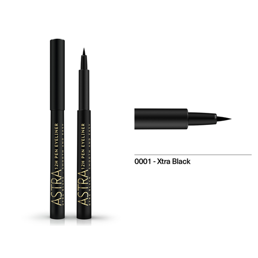 ASTRA 12H EYELINER A PENNA EXTRA BLACK