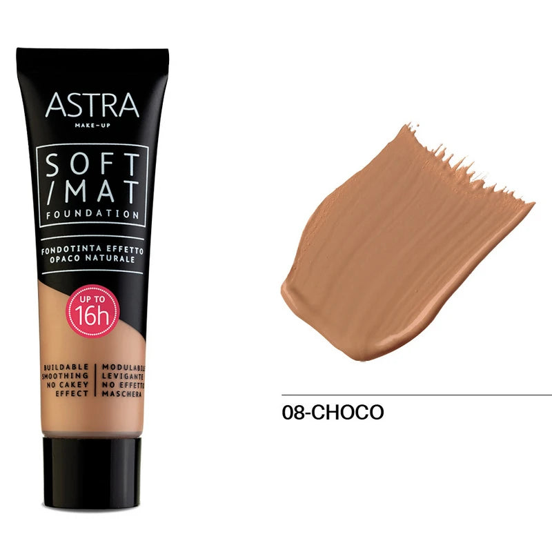 ASTRA FONDOTINTA SOFT/ MAT UP TO 16h 08 CHOCO