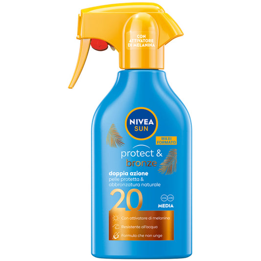 NIVEA SPRAY SUN PROTECT & BRONZE DOPPIA AZIONE SPF 20 270ML