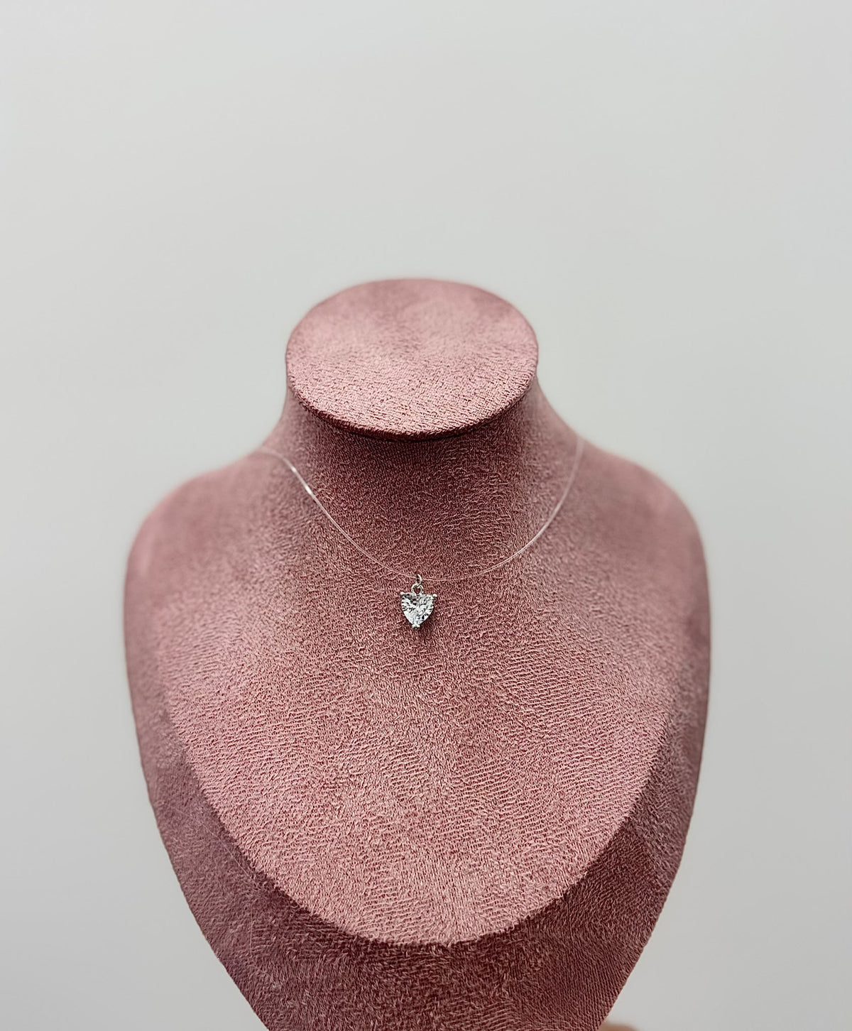 COLLANA SILVER PUNTO LUCE FILO INVISIBILE