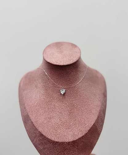 COLLANA SILVER PUNTO LUCE FILO INVISIBILE