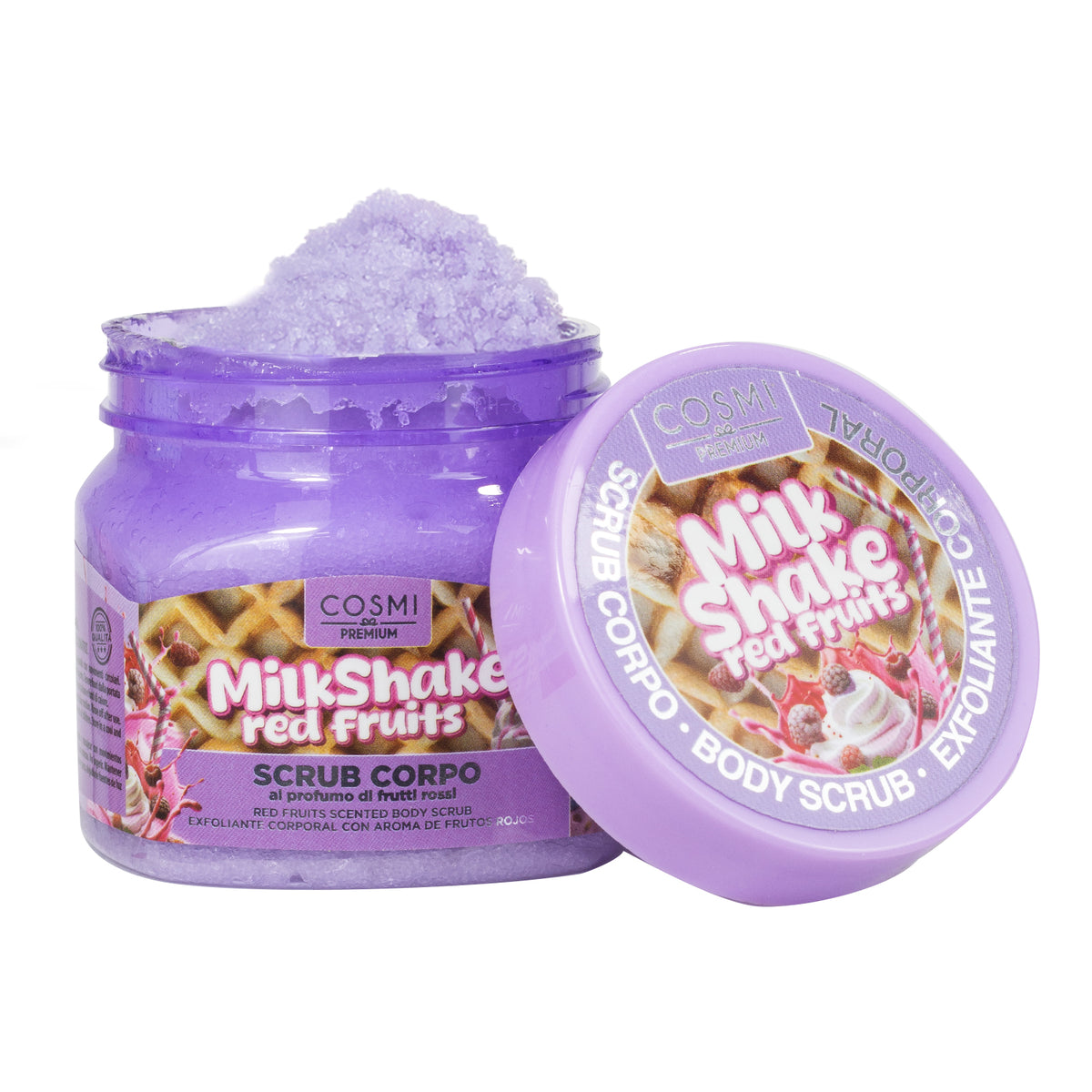 COSMI SCRUB CORPO MILK SHAKE RED FRUITS