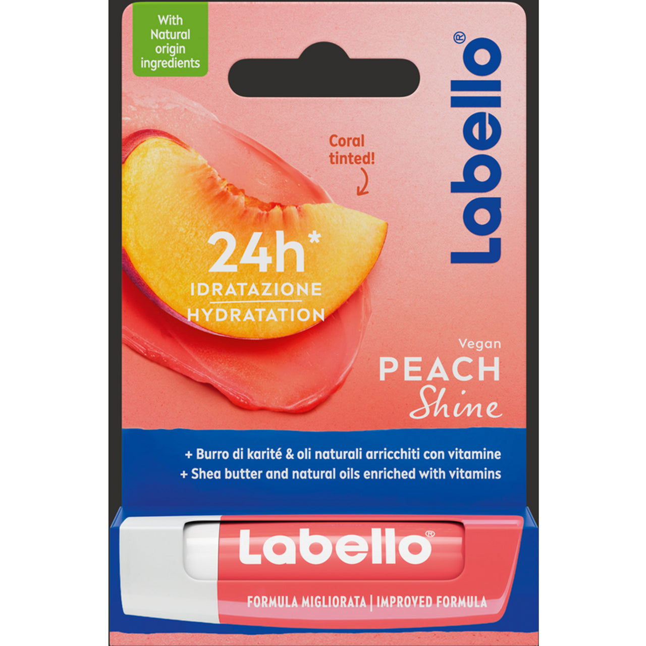LABELLO BURRACACACO PEACH SHINE