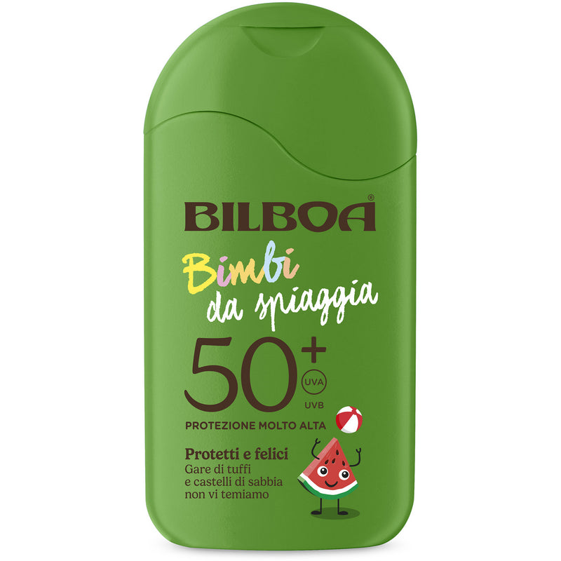 BILBOA CREMA SOLARE BIMBI DA SPIAGGIA SPF50+ PROTETTI E FELICE 200ML