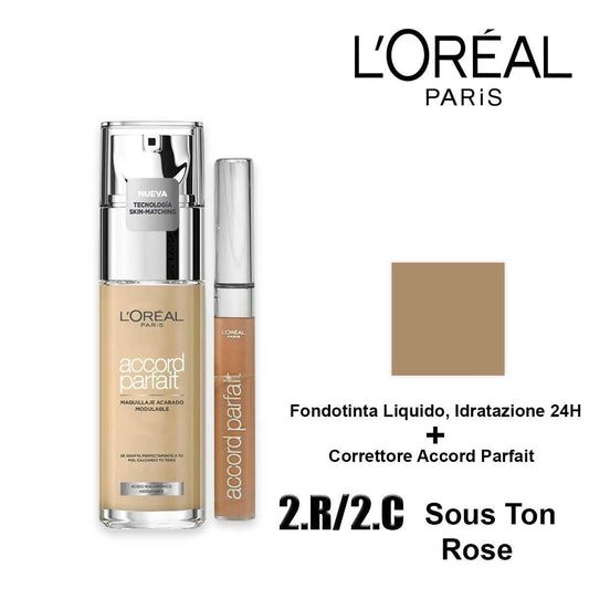 L' OREAL ACCORD PARFAIT CON CORRETTORE OMAGGIO